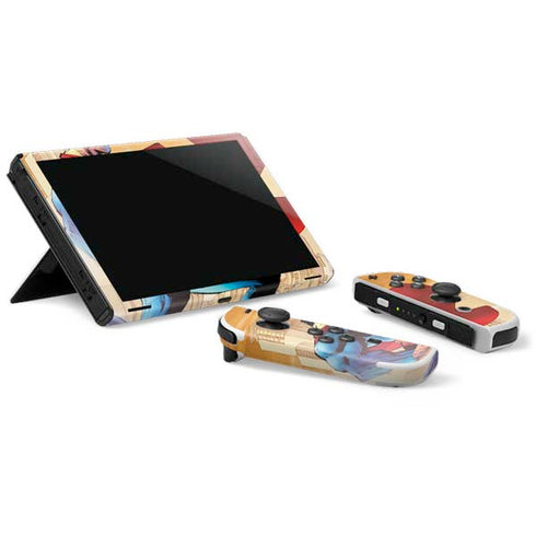 DC Comics Superman For Tomorrow Cover Art by Jim Lee Nintendo Switch OLED (2021) Skin